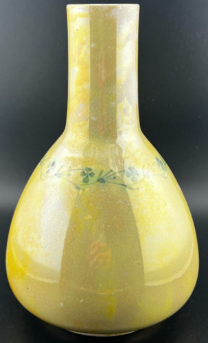 Ruskin pottery 1916 yellow - ruskin,