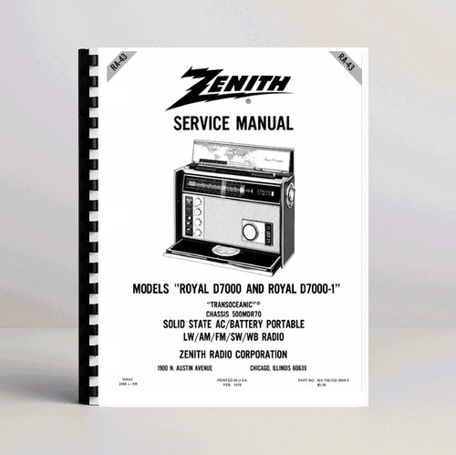 Zenith trans oceanic royal - zenith,