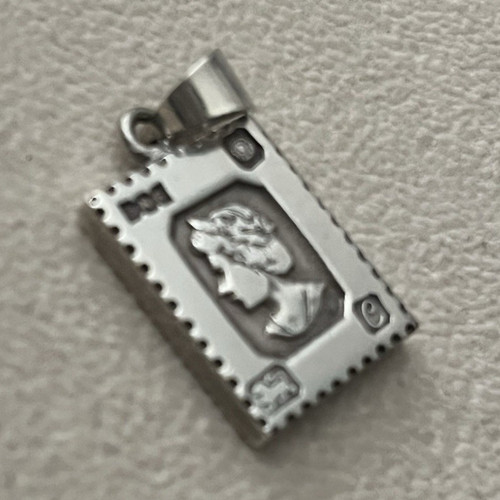Sterling silver stamp - , ingot
