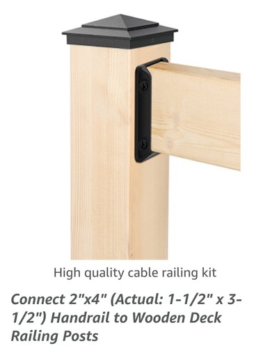 Pcs deck railing brackets - pcs,
