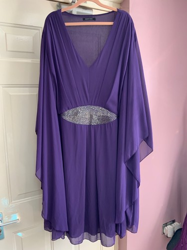 Roman purple kaftan dress - roman,