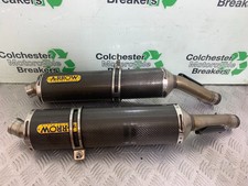 APRILIA RSV1000 R FACTORY MILLE ARROW CARBON SILENCERS   2004-09 (CMB1203)