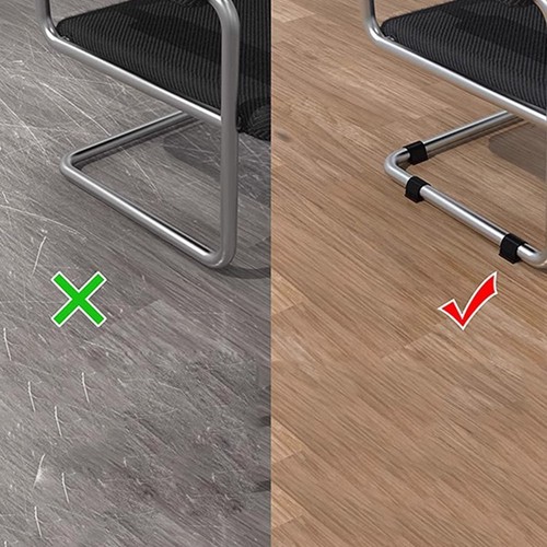 Felt shaped chair leg - u,
