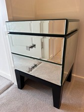 Mirrored 2 Drawer Chest of