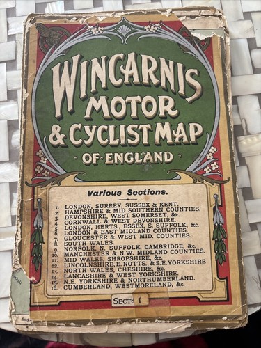 Wincarnis cycle motor map - cycle,