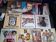 80s Soul Pop Vinyl LP 12" Single Records Simply Red 5 Star Picture Book