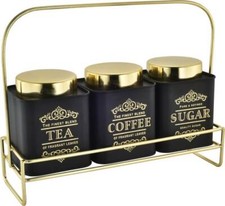 SET OF 3 TEA COFFEE SUGAR