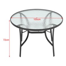 Outdoor Garden Table Glass
