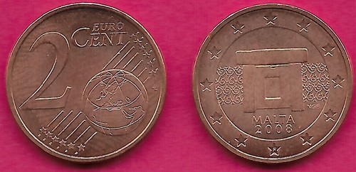 Malta euro cent 2008 unc - euro,