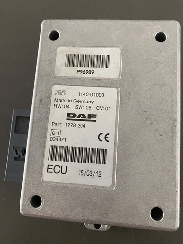 Daf control unit - daf, 1778