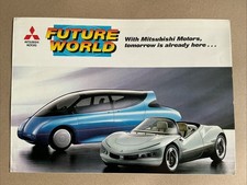 Mitsubishi HSR-IV & ESR Concept Cars c1994 UK Market Foldout Brochure