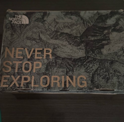The north face never - north, stop