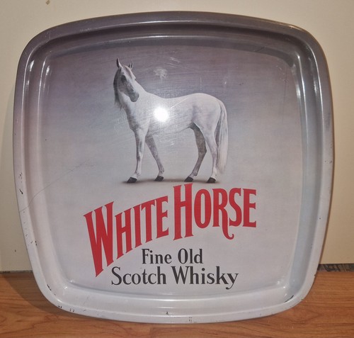 Vintage 1980s white horse - vintage,