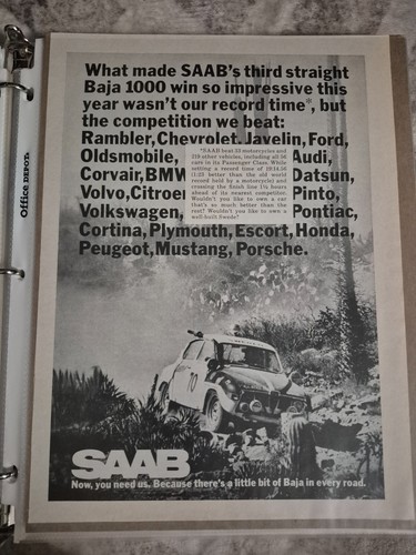 1971 saab rally car photo - rally,