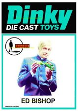 DINKY TOYS U.F.O ED BISHOP / ED STRAKER A5 SHOP COUNTER / WALL DISPLAY "NEW". 
