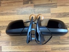 VW Transporter T5.1 10-15 Door Wing Mirrors P/Fold New Black Pair L/H R/H