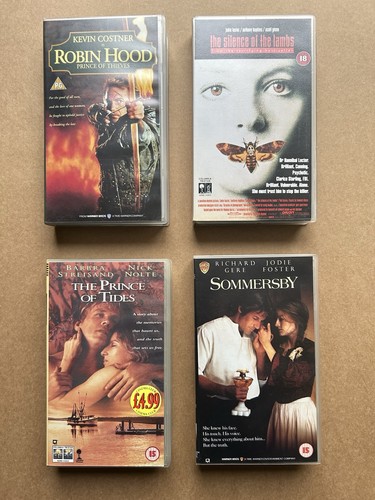 Vhs films silence of - x,