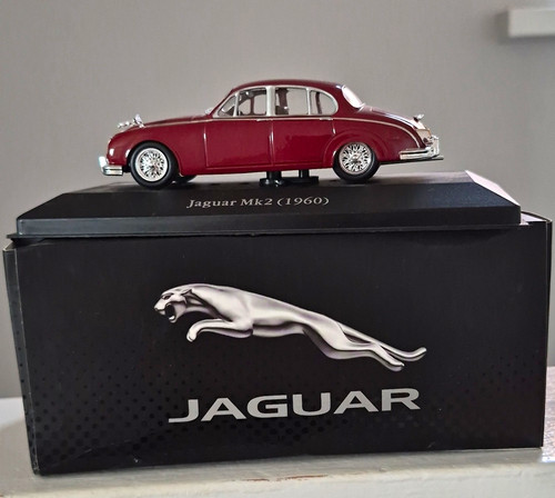 Jaguar mk2 1960 red silver - 1960, red/silver