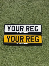 Vauxhall Number Plate Frames