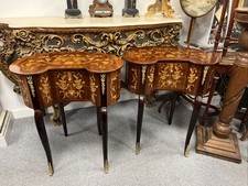 Pair of French Marquetry Louis