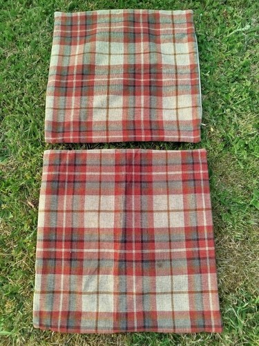 Tartan tweed red - tartan, set
