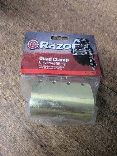 Razor quad head clamp gold - razor,