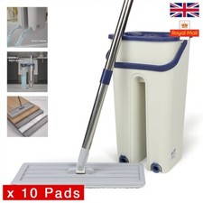 Mop PRO Mop and Bucket Set Multi-Functional Wash & Dry Flat Squeeze 360 + 10 Pad