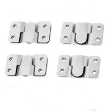 Interlocking Headboard Wall Mount Brackets Heavy Duty Stainless Steel Flush Clip