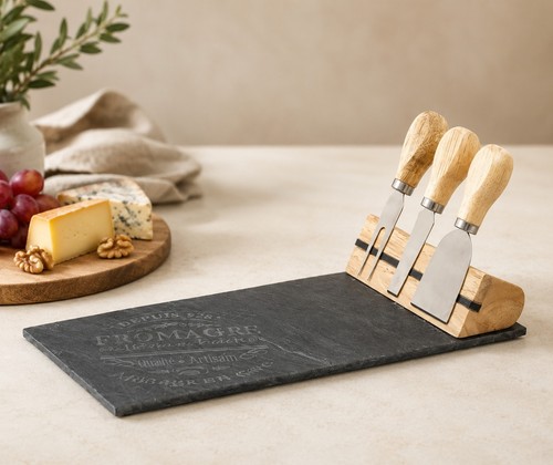 Large magnetic slate wood - large, &