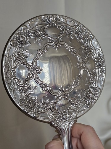 Antique ornate silver plated - ornate,