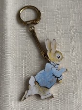 Wooden Keyring - Peter Rabbit Beatrix Potter