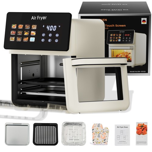 White air fryer oven - white,