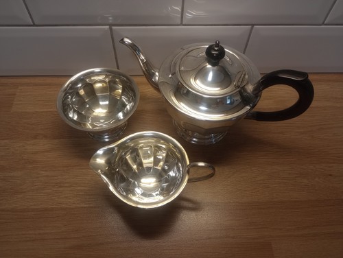Vintage silver plated teapot - vintage,