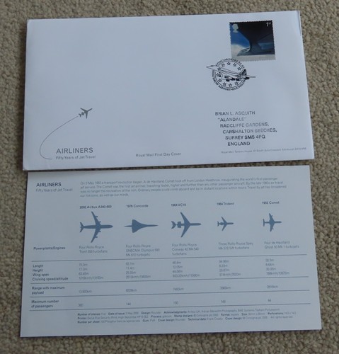 British airways concorde - british, stamp