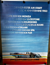 Original Der Weltmeister 1983 Porsche 956 Poster