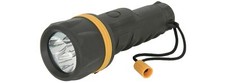 Rubber Torch LED D Battery