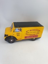 WM Morrison Provisions Ltd. Yellow Delivery Truck Van Shaped Large Novelty Tin