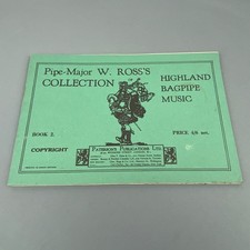 Pipe Major W Ross Highland Bagpipe Music Collection Book 2 Vintage Rare HTF