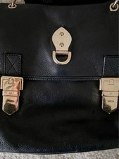 Soft Black Matte Leather Mulberry Tillie Satchel Preloved