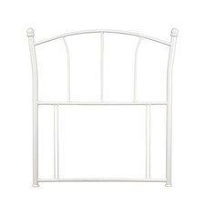 3ft single size white metal