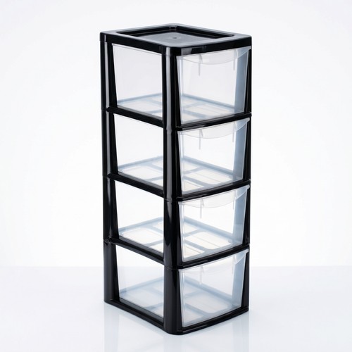 Drawer plastic storage tower - 4,