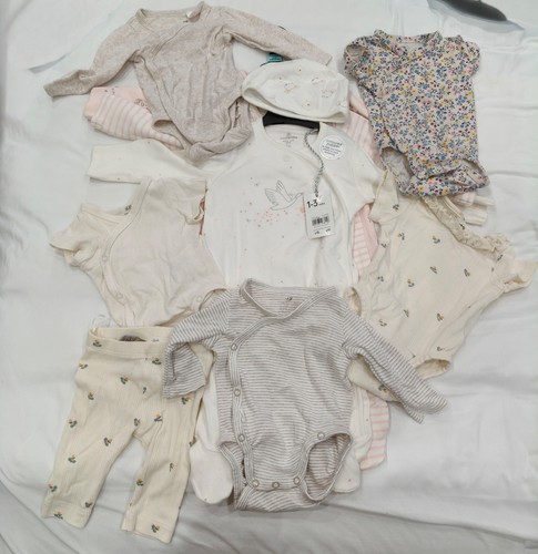 Newborn baby clothes bundle - newborn,