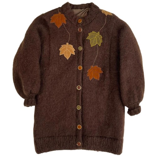 Vintage mohair long cardigan - long,