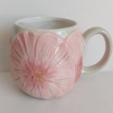Next Pink Flower Textured Mug