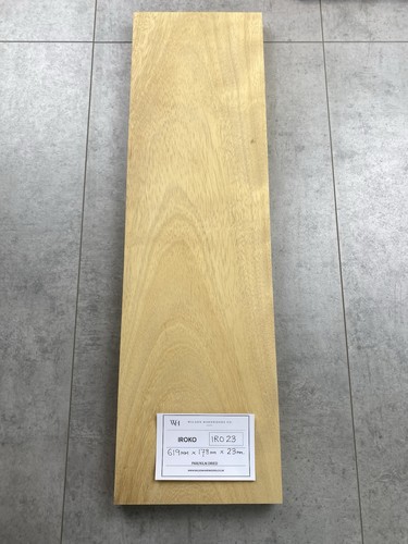 619x178x23mm iroko par - iroko, solid