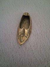 Vintage Brass Leaf Dish /