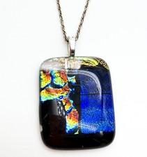 Dichroic Art Glass Pendant
