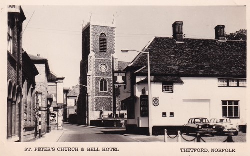 Postcard thetford norfolk - postcard, st