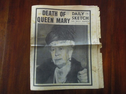 Vintage newspaper 25th march - newspaper,