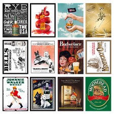 Alcohol retro metal - retro,